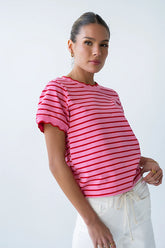 Walker Scalloped Top in Pink