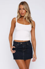 Bethany Denim Mini Skirt Indigo