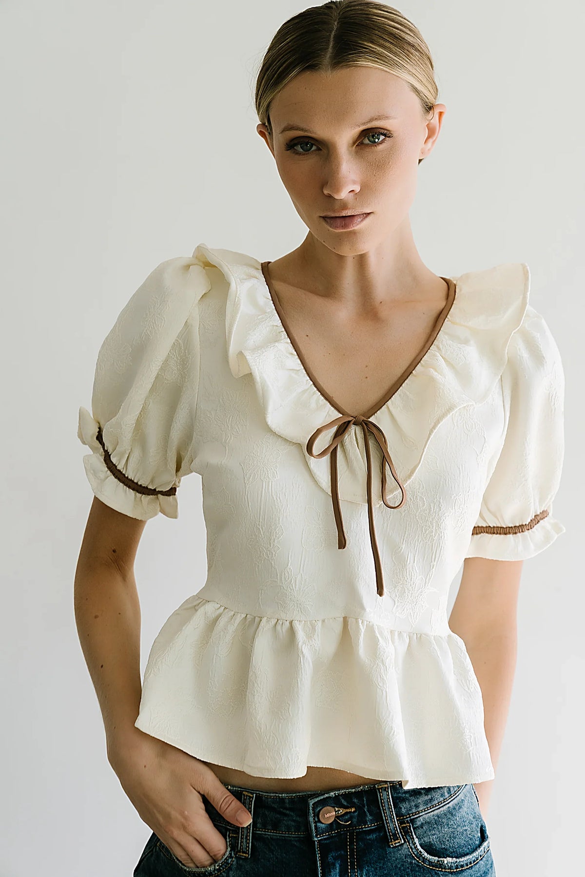 Jozie Contrast Blouse