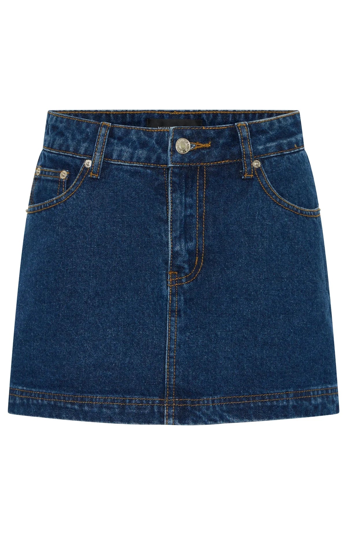 All Your Problems Denim Skort Dark Blue